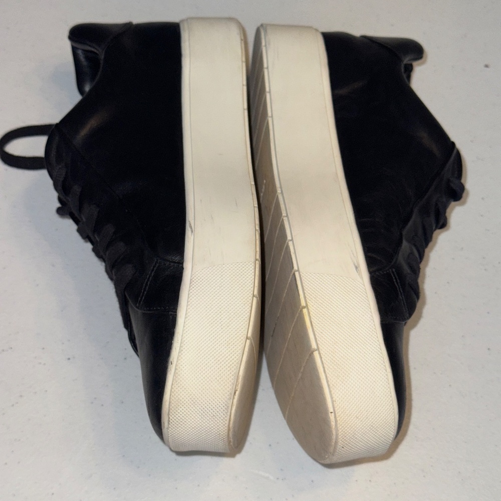 Vince Benfield Platform Sneaker Black Size 10 US - Size 40 EU - Picture 5 of 10